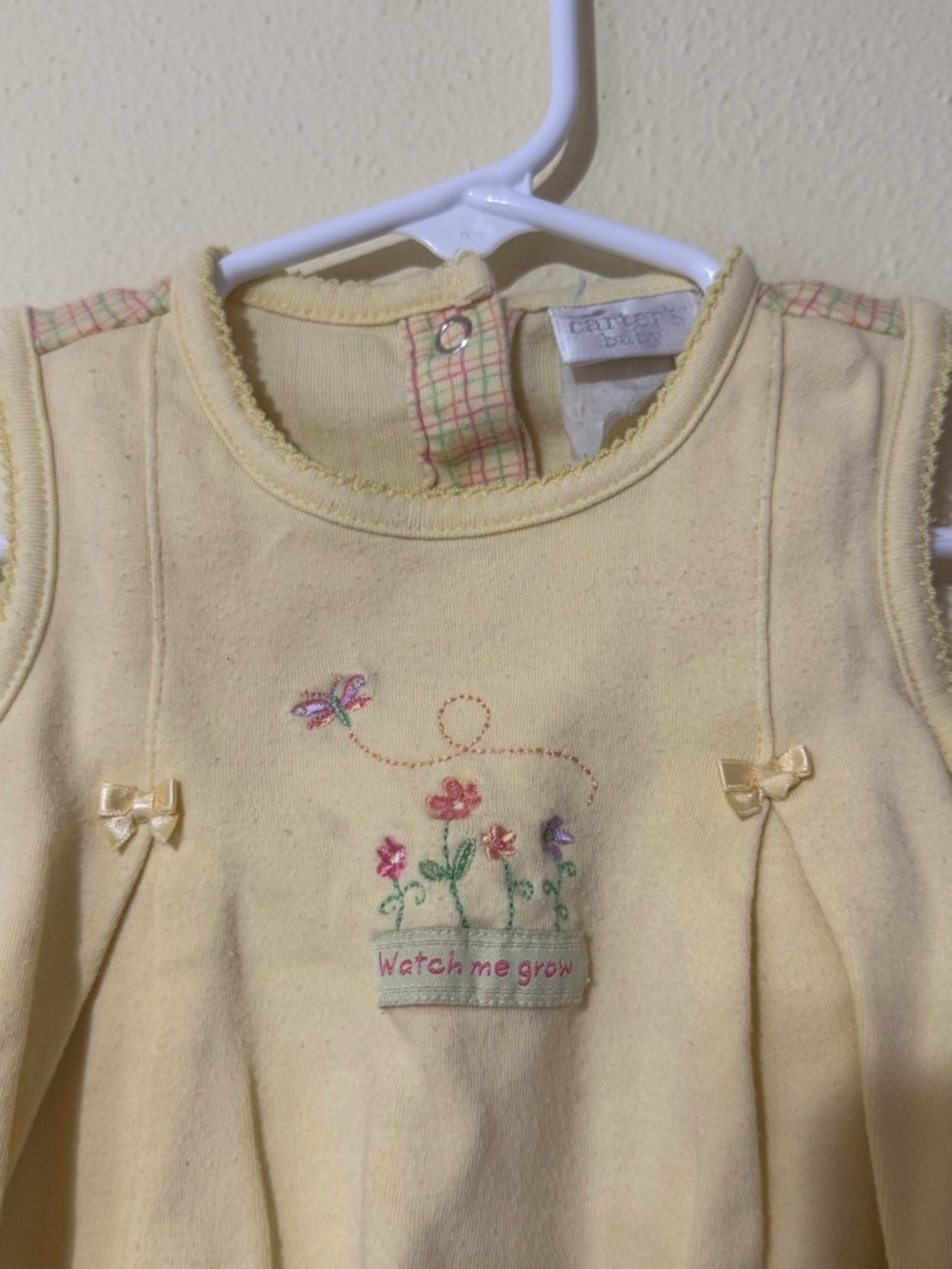 Vintage Baby Dress with Floral Embroidery